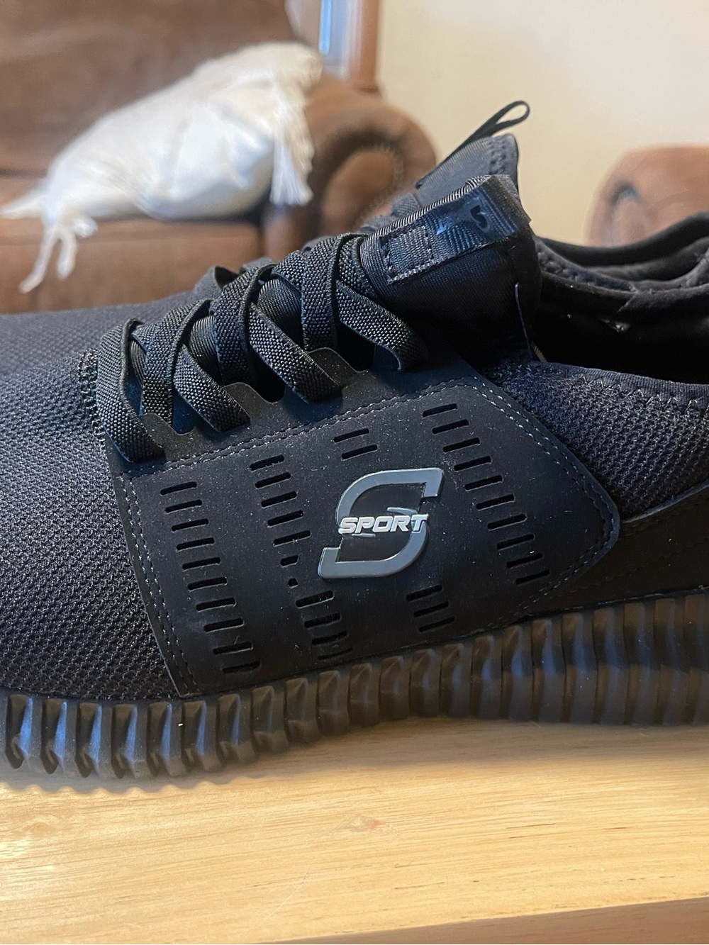 Skechers S Sport Brennen 2.0 Shoes Men's Size 11 Black Athletic Sneakers